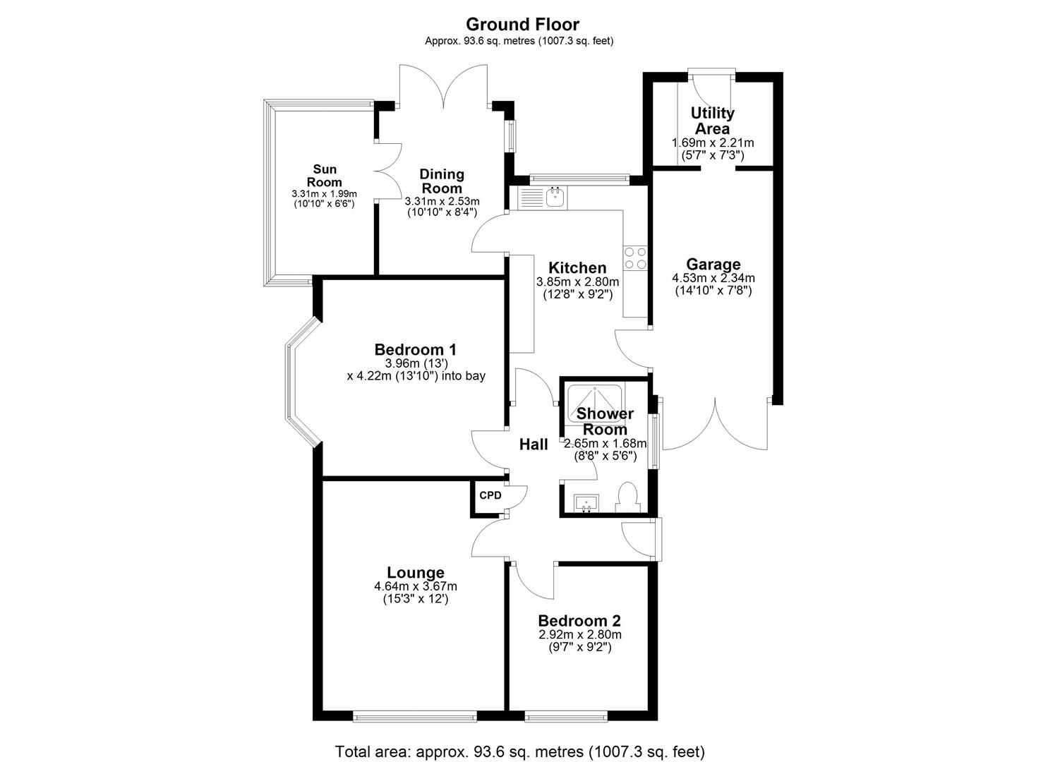 Floorplan.Hampton Road, North Shields